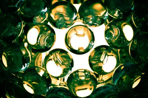 灯，物体，灯，玻璃雕塑，透明