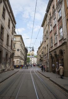 铁路，利沃夫州，乌克兰，城市，城市，城市，架构