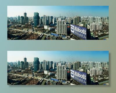 全景图，上海，大城市，中国，建筑物