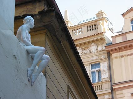 雕像，仙女，捷克*，老，看着