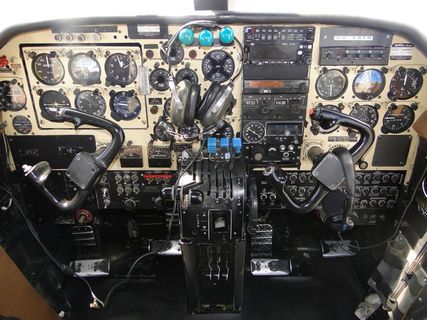 飞机，时钟，指示器，控件，操纵杆