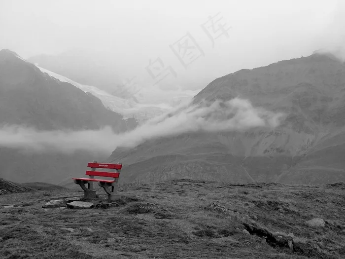 瑞士，瓦莱州，山脉