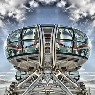 伦敦，眼，英格兰，英国，城市，河，泰晤士河