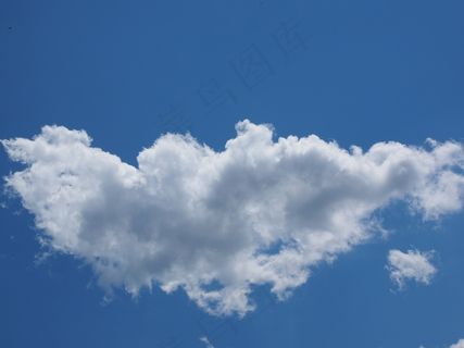 天空，云，蓝色，云形式，白色，积云