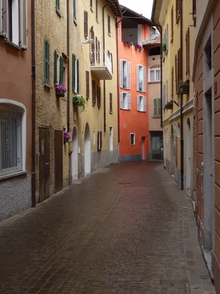 瑞士提契诺州，卡斯拉诺，胡同