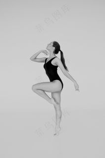 女孩，体操，运动