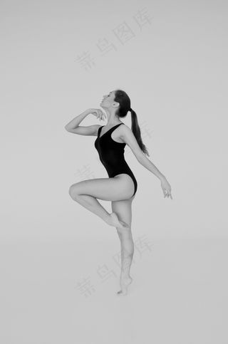 女孩，体操，运动