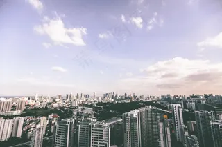 建筑物，城市，建筑，天空，云，高层