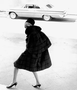 模型，美女，女人，时尚，复古，人行道，车