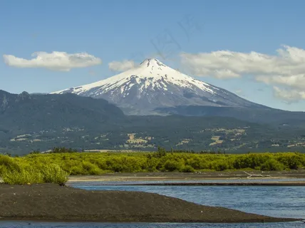 火山,比利亚里卡,Rucapillan,自然,景观 火山,比利亚里卡,Rucapillan,自然,景观