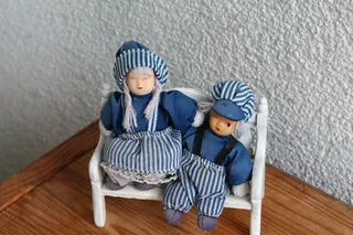 银行，对，一起，休息，座位，一对，浪漫