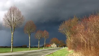 离，风暴，云团，天空，景观，自然，心情