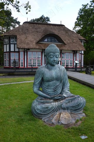 艺术，佛陀，雕塑，日本房屋