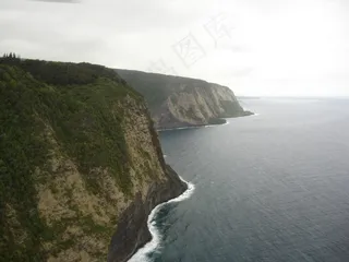薄雾，雾，悬崖，海洋，大海，天空，水，岩