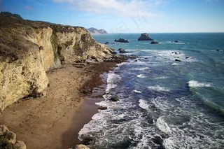 Tomales湾，海岸，海滩，雷耶斯角，海，海洋