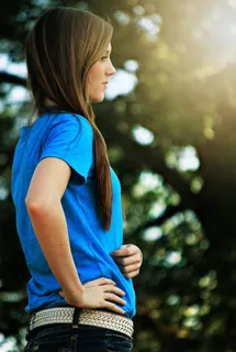 女孩，年轻，女性，快乐，人，布鲁内特，青年