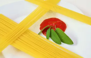 意大利面，意大利面，厨师，意大利语，板，吃，面条