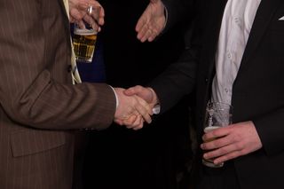 手，握手，协议，庆祝