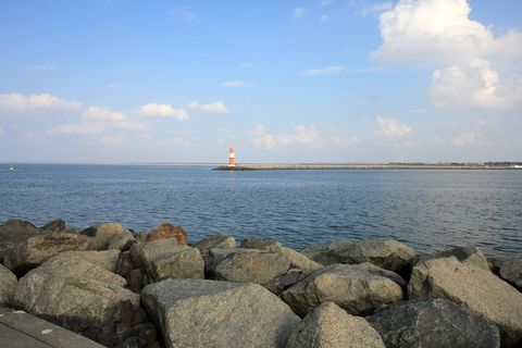 海，海岸，Mo鼠，灯塔，假期，海洋，水