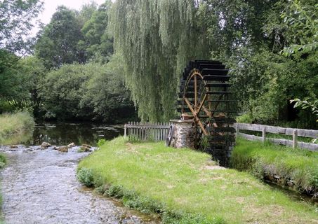 Schambach，巴赫，河，Schambach谷，起源