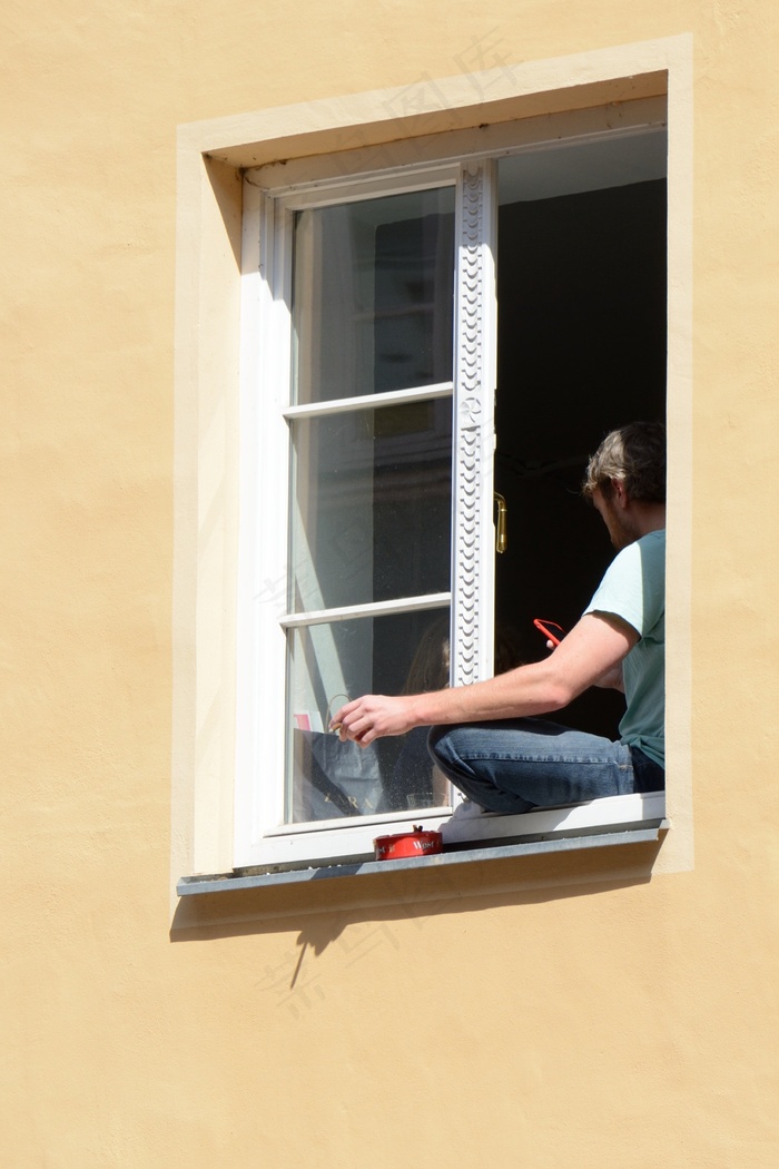 窗口，人，手机，外立面，首页，人的