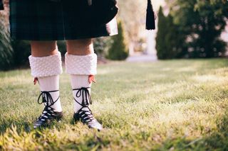 苏格兰人，苏格兰人，脚，苏格兰，乔克，腿，Filibeg