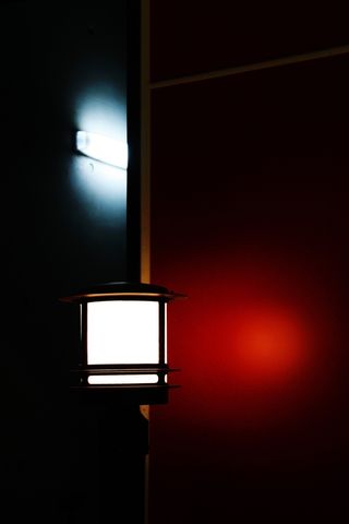 现代，塔比莎，照明，城市，在晚上