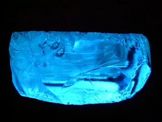 石头，玻璃，华美，宝石，颜色，蓝色，冰，冷