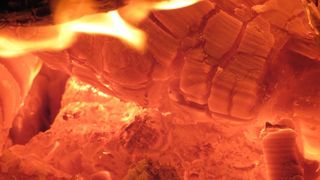 发光，火，营火，烧伤，红色，橙色，黄色