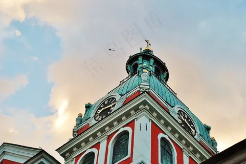 教堂，钉在十字架上，十字架，耶稣，基督，宗教