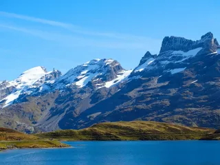 山脉，高山首脑会议，Bergsee，高山