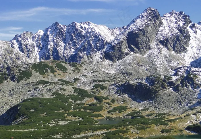 塔特拉山，波兰塔特拉山，山，高塔特拉山