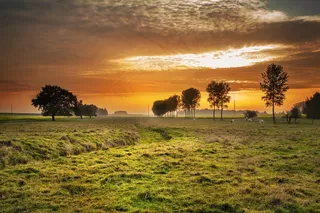 农村，暮光之城，日落，黄昏，黎明，景观