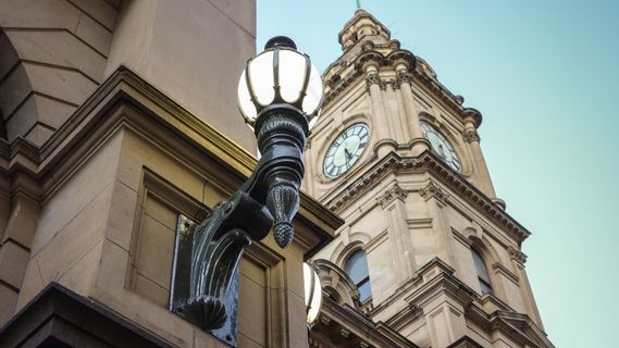 街，路灯，灯，光，城市，城市，镇