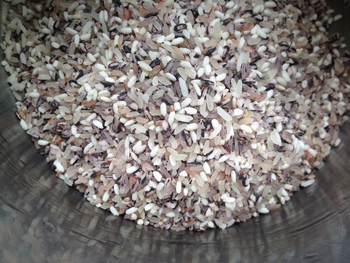 大米，黑米，糯米，烹饪，锅，粮食