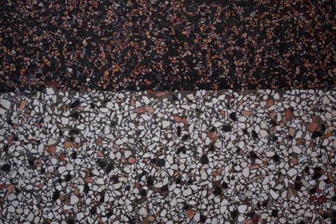 Estrazzo，地板，原始，卵石地毯，打顶