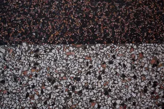 Estrazzo，地板，原始，卵石地毯，打顶