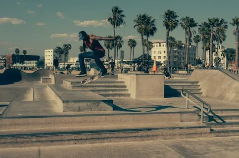 滑板，寄宿生，城市，跳，乐趣，滑冰，楼梯