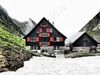 阿尔卑斯山，梅斯梅尔，梅斯梅尔阿尔卑斯山，梅斯梅尔阿尔卑斯山，山客栈