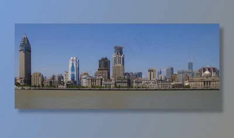 上海，中国，全景图，建筑，亚洲，城市