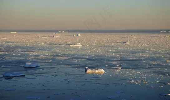 格陵兰岛，梅德格拉斯，北极圈，冰，冰山