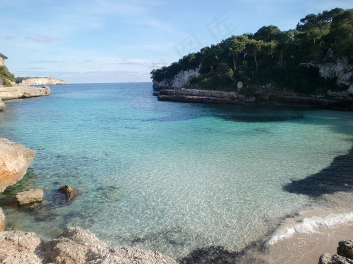 预订，地中海，马略卡岛，绿松石，水