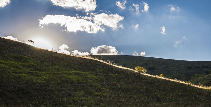 日落，天空，光，颜色，自然，太阳，夏天