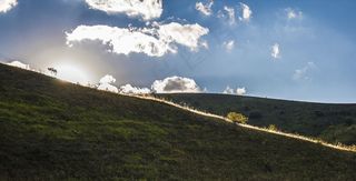 日落，天空，光，颜色，自然，太阳，夏天