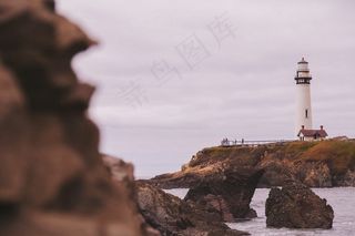 灯塔，导航，海，海洋，航海，光