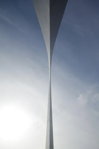 桥，拱，在下面，在下面，混凝土，架构