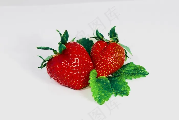 草莓，水果，红色，甜，多汁，美味
