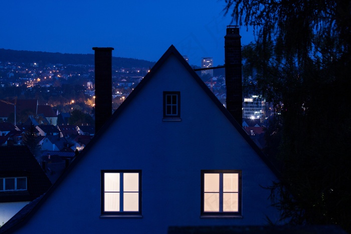 黎明，家庭，2扇窗户，公寓，开明，光