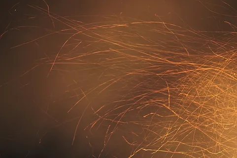 火花，火，光，热，红色，黄色，橙色