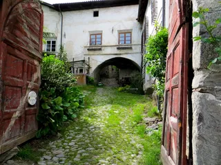 离开，失效，老，倒塌，建筑，老房子